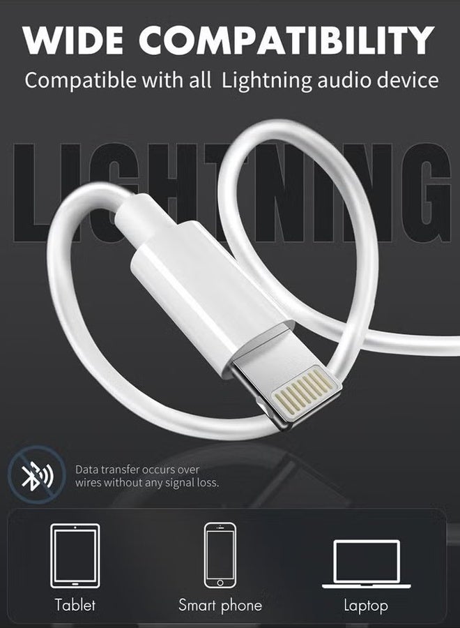 HAVEN EarPods With Lightning Connector White - Image 3